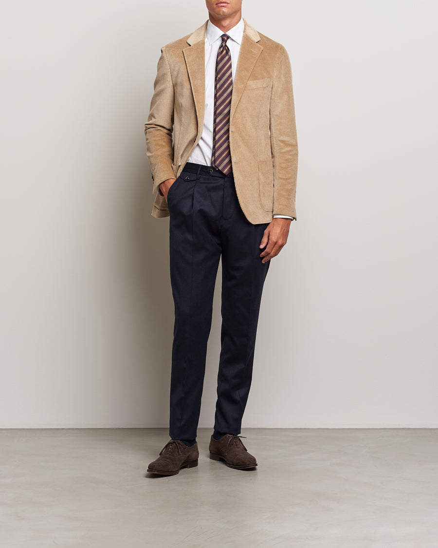 Lardini Corduroy Blazer Beige