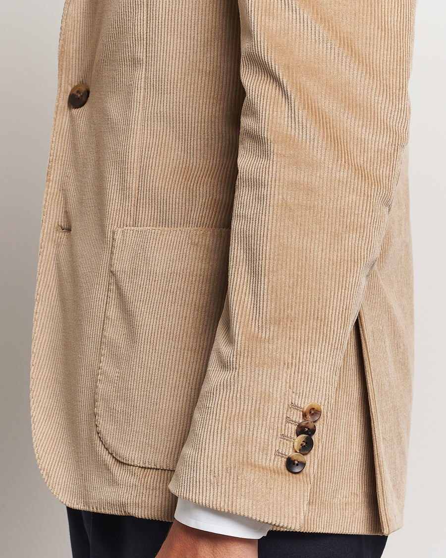 Lardini Corduroy Blazer Beige