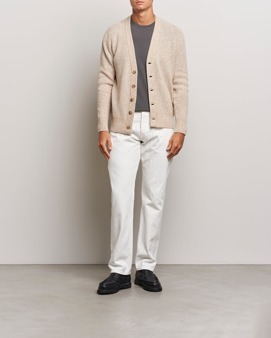 Altea Soft Rib Stich Cardigan Cream