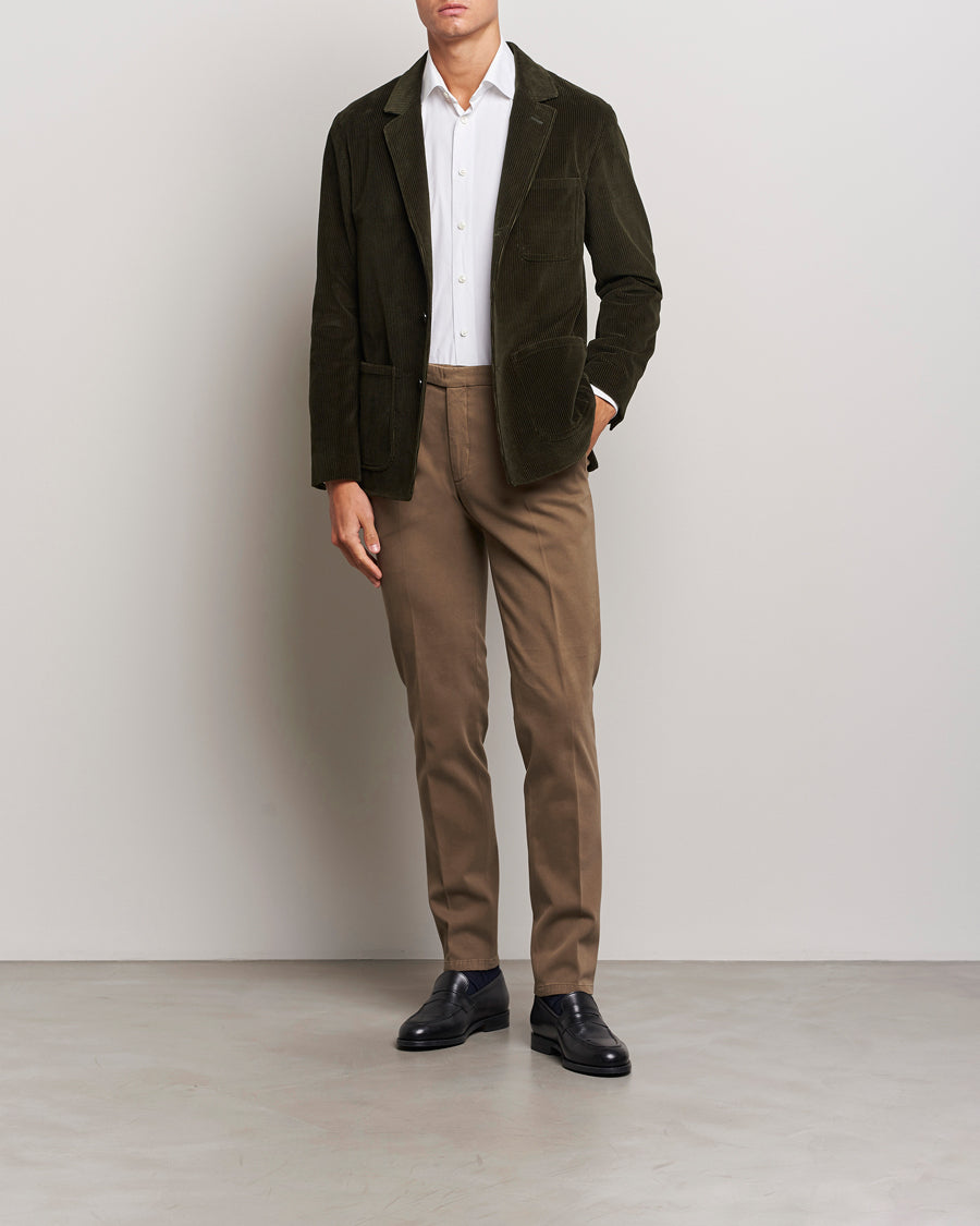 Boglioli Wale Corduroy Painter Jacket Dark Green
