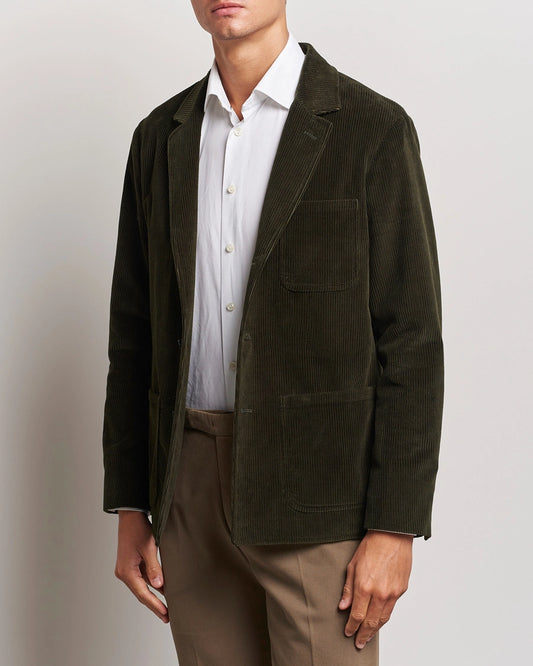 Boglioli Wale Corduroy Painter Jacket Dark Green