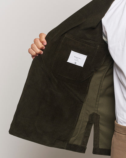 Boglioli Wale Corduroy Painter Jacket Dark Green