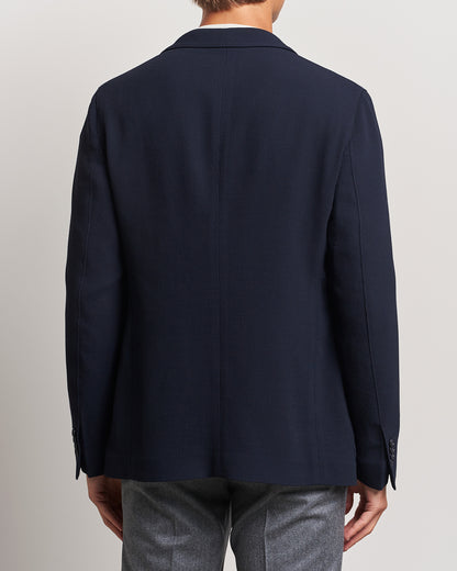 Giorgio Armani Stretch Wool Blazer Navy