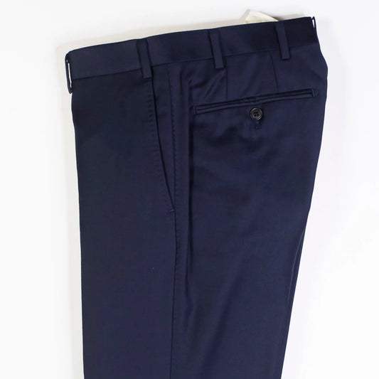 Lund & Lund Navy Wool Trousers Sz 46